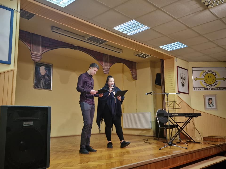 Ünnepi műsor a kollégiumban a magyar kultúra napja alkalmából