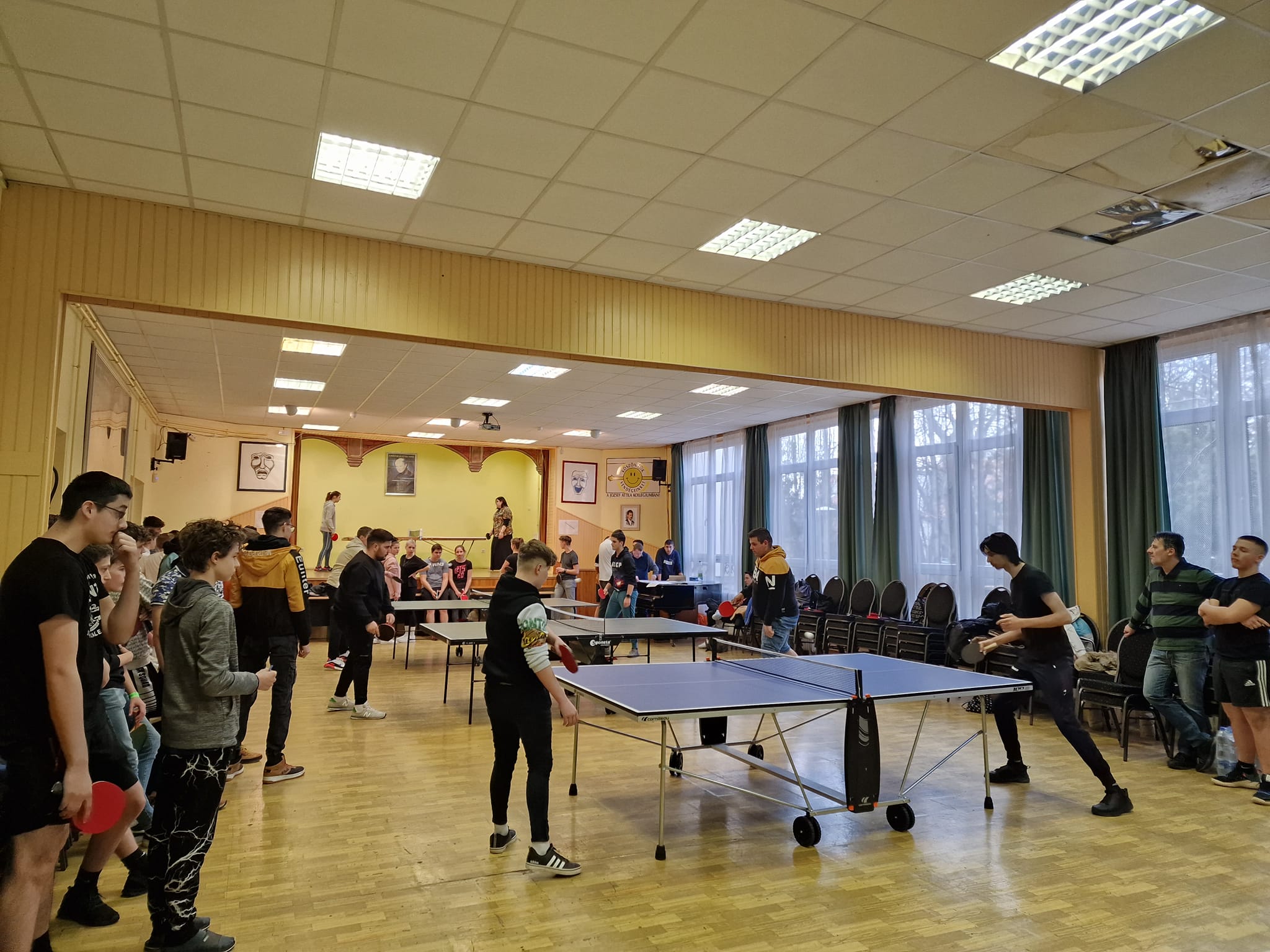 Megyei kollégiumi asztalitenisz bajnokság a JAK-ban